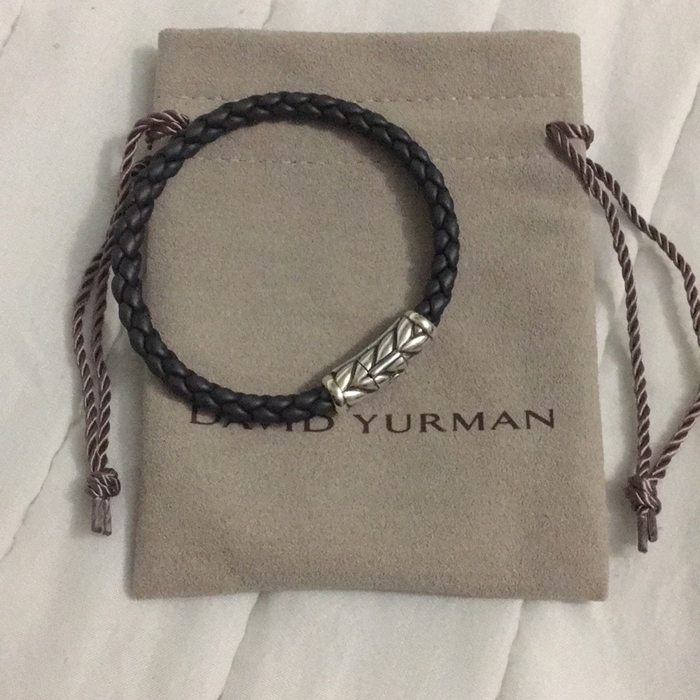 David Yurman leather bracelet